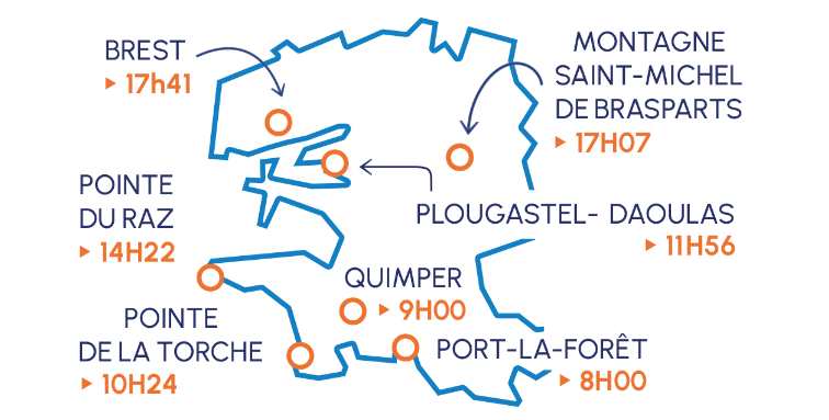 Le Finistère accueille la flamme olympique le vendredi 7 juin