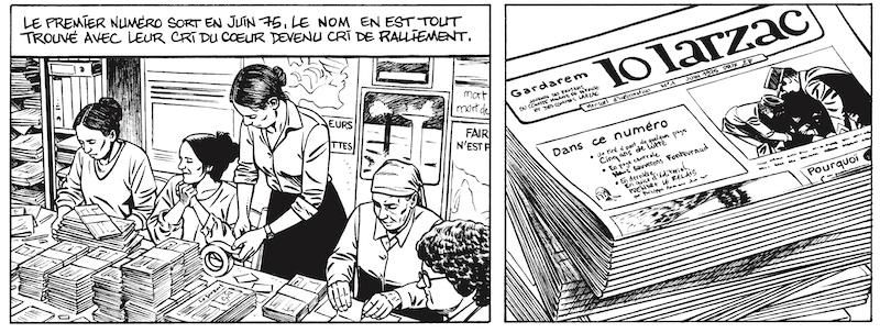 Larzac Histoire d’une résistance paysanne. Gardarem lo BD !