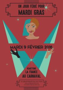 mardi gras jour férié
