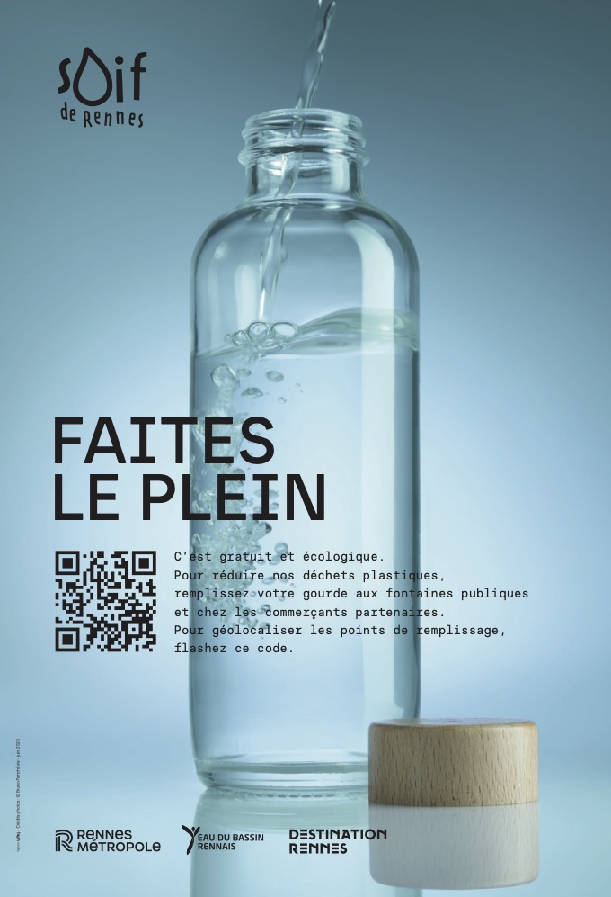 Soif de Rennes ou de l’eau à disposition dans la ville pour tous
