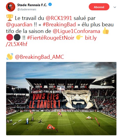 LES TIFOS TOP SECRETS DU STADE RENNAIS. DE L’ART DANS LES TRIBUNES