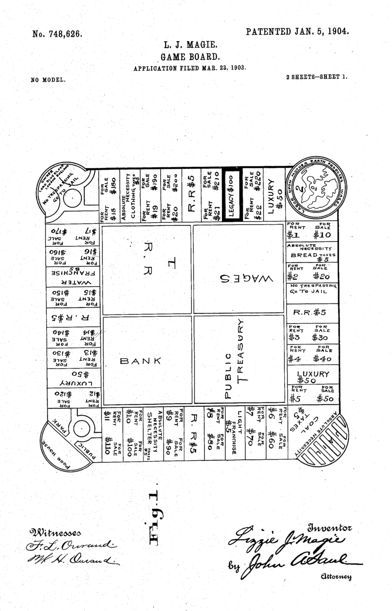 The landlord's game Lizzie magie